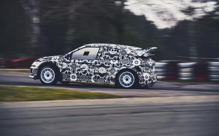 Škoda Fabia WRX testų metu
