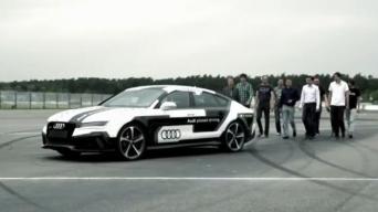 Audi RS7 be vairuotojo