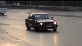 Gruzinas siautėja su BMW M5