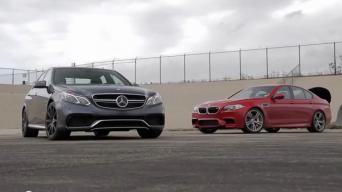 MB E63 AMG S ir BMW M5 Competition