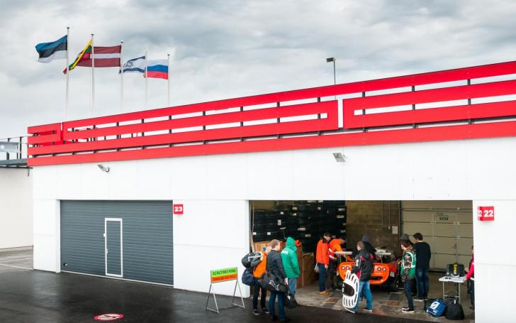 1000 km lenktynės Parnu 2017 - treniruotė