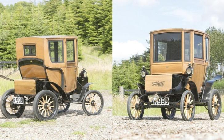 110 metų senumo elektromobilis/Bonhams nuotrauka