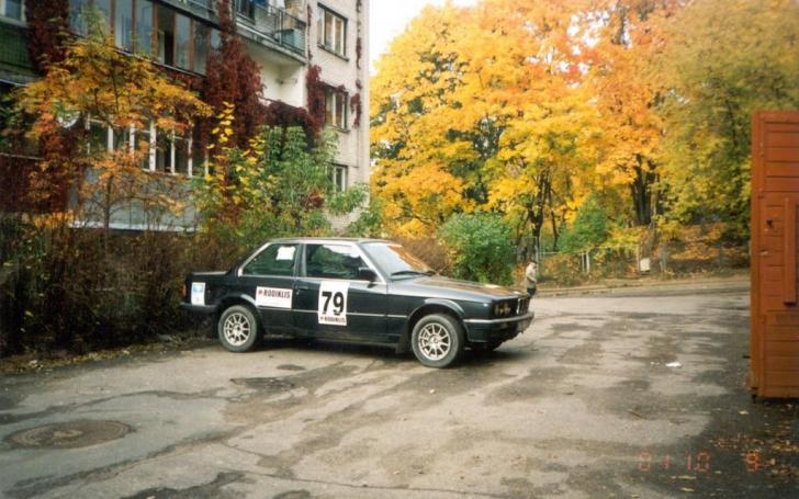 „BMW 316" - pirmas ralio automobilis/Asmeninio archyvo nuotr.