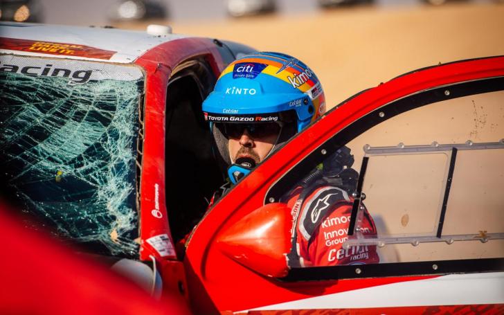 Fernando Alonso avarija/Ryčio Šeškaičio nuotrauka
