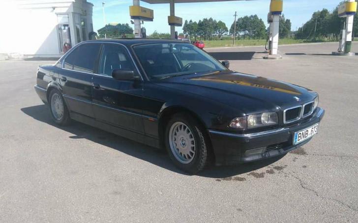 BMW 740i po pirkimo BMW 740i po pirkimo