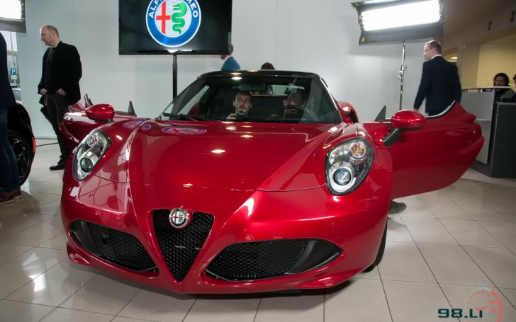 Alfa Romeo 4C Spider/Vytauto Pilkausko nuotrauka