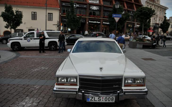 Amerikietiškų automobilių susitikimas/Vytauto Pilkausko nuotrauka