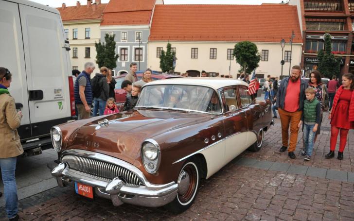 Amerikietiškų automobilių susitikimas/Vytauto Pilkausko nuotrauka