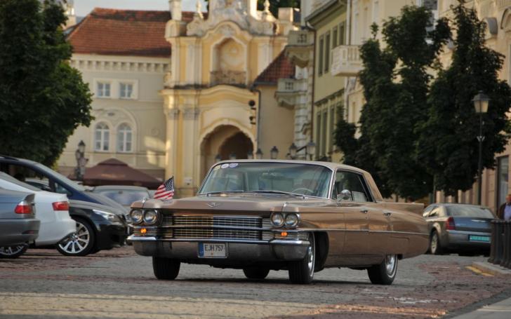 Amerikietiškų automobilių susitikimas/Vytauto Pilkausko nuotrauka
