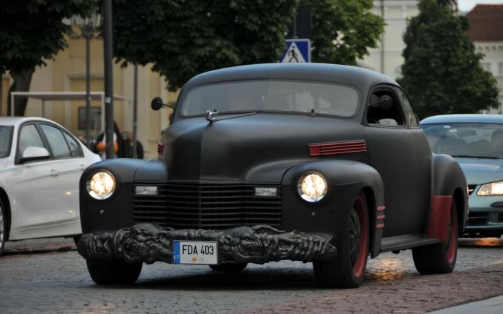 Amerikietiškų automobilių susitikimas/Vytauto Pilkausko nuotrauka