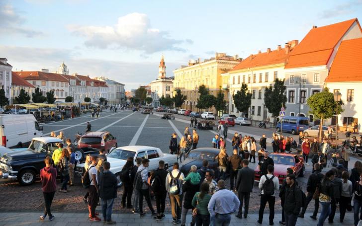 Amerikietiškų automobilių susitikimas/Vytauto Pilkausko nuotrauka