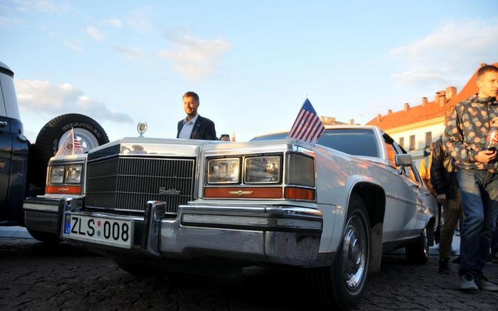 Amerikietiškų automobilių susitikimas/Vytauto Pilkausko nuotrauka