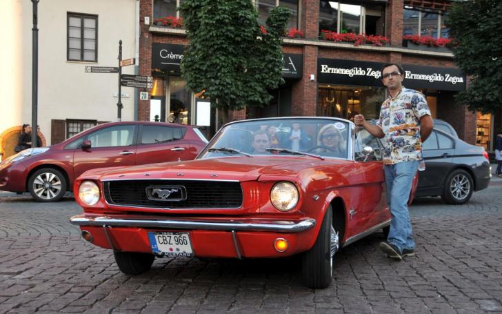 Amerikietiškų automobilių susitikimas/Vytauto Pilkausko nuotrauka