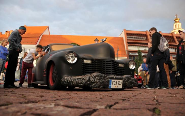 Amerikietiškų automobilių susitikimas/Vytauto Pilkausko nuotrauka