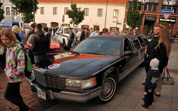 Amerikietiškų automobilių susitikimas/Vytauto Pilkausko nuotrauka
