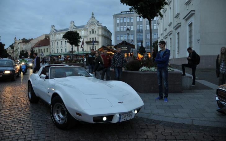 Amerikietiškų automobilių susitikimas/Vytauto Pilkausko nuotrauka