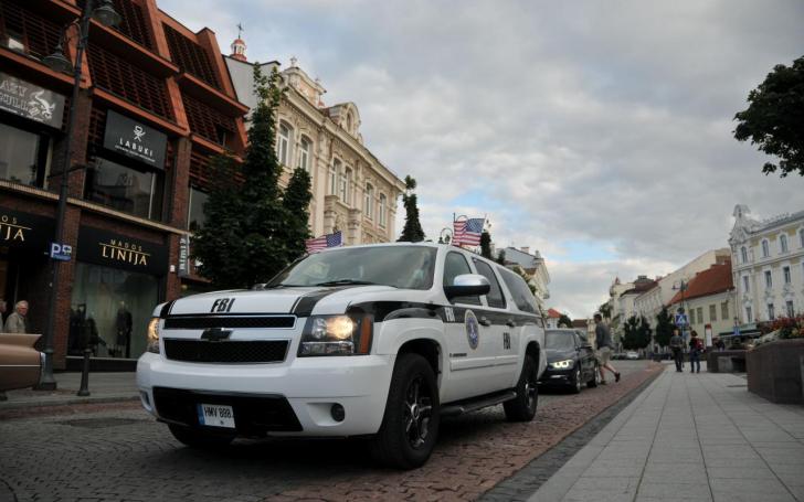Amerikietiškų automobilių susitikimas/Vytauto Pilkausko nuotrauka