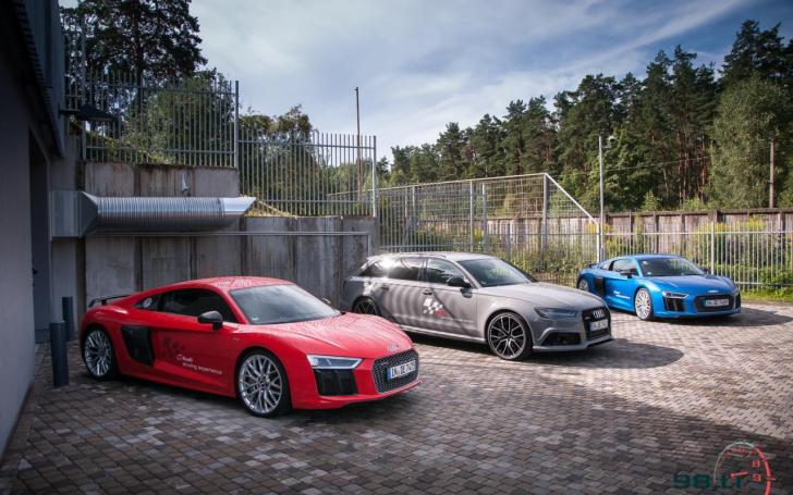 Audi R8 V10 Plus ir Audi RS6 Performance/Vytauto Pilkausko nuotrauka