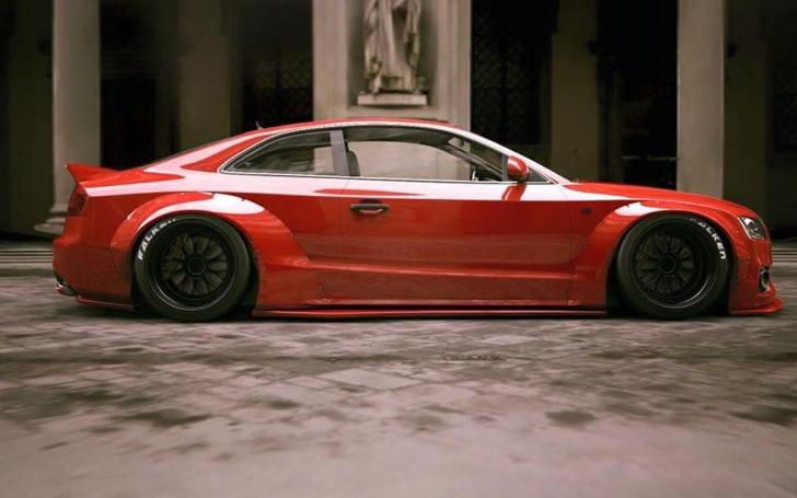 Audi S5 Liberty Walk/Gamintojo nuotrauka Audi S5 Liberty Walk/Gamintojo nuotrauka