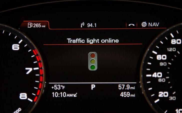 Audi Online Traffic Light Information/Gamintojo nuotrauka