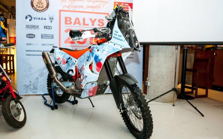 Balio Bardausko motociklas