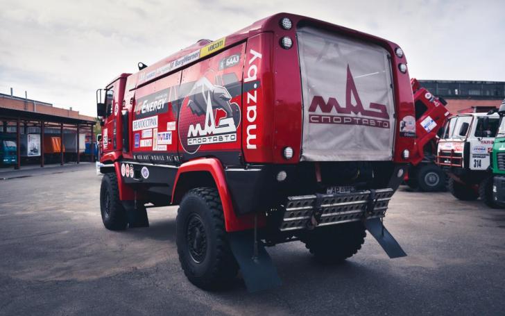 Dakaro ralio sunkvežimis MAZ/Vytauto Pilkausko nuotrauka