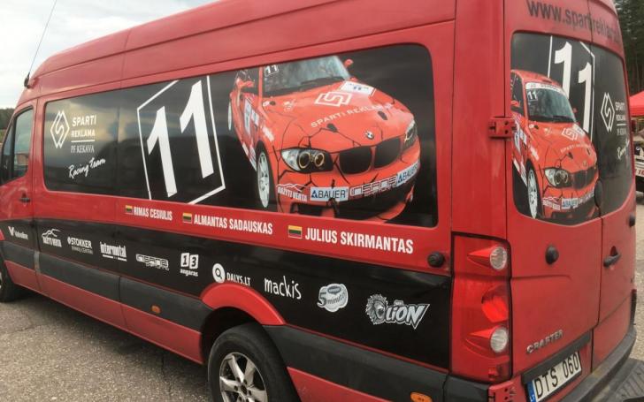 Sparti reklama/PF Kekava Racing Team komanda