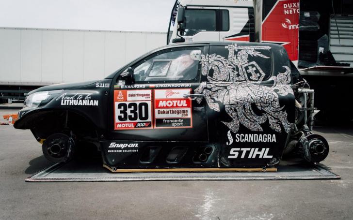 Toyota Gazoo Racing Hilux/Ryčio Šeškaičio nuotrauka