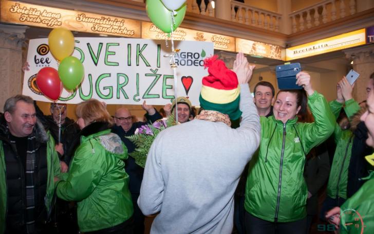 Lietuvių sutiktuvės/Vytauto Pilkausko nuotrauka