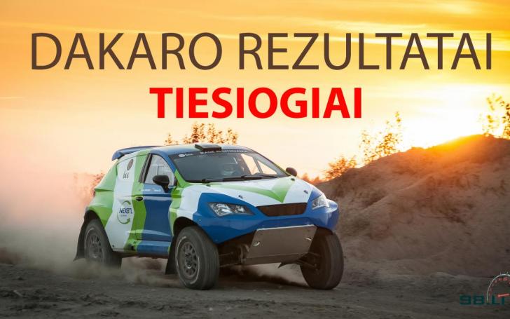 Dakaro ralio rezultatai