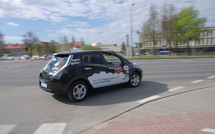 Elektromobilių maratonas/Ryčio Petrausko nuotrauka