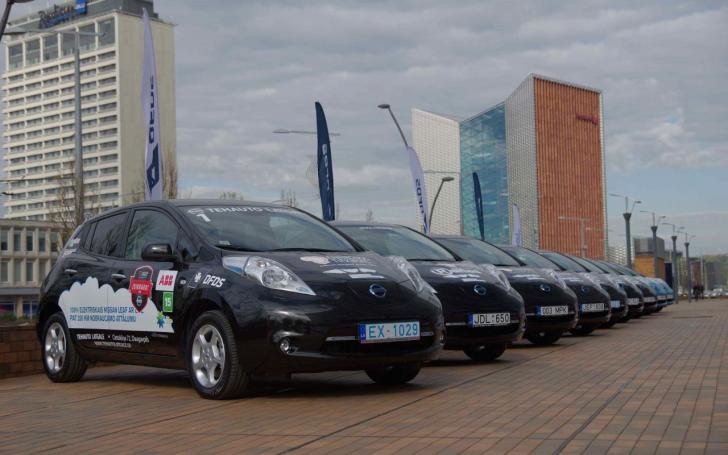 Elektromobilių maratonas/Ryčio Petrausko nuotrauka