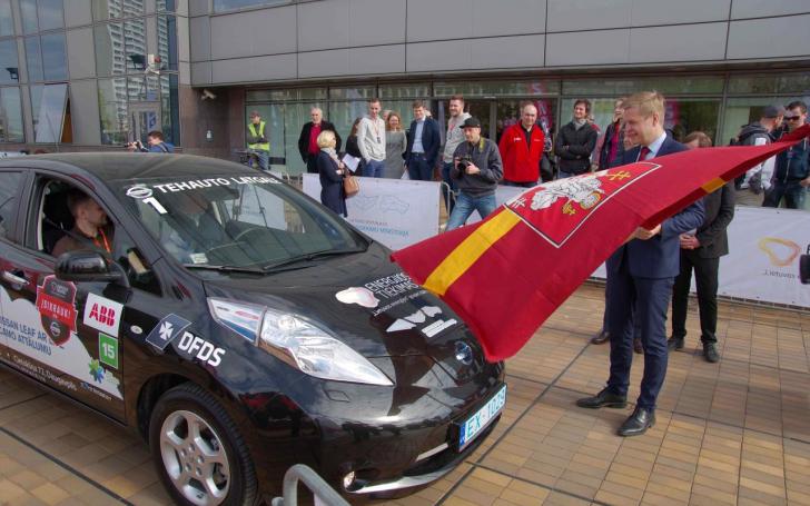 Elektromobilių maratonas/Ryčio Petrausko nuotrauka