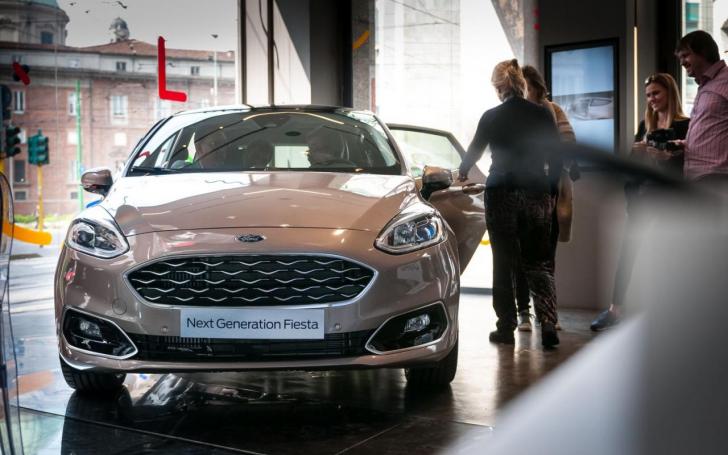 Ford Fiesta pristatymas Milane/Vytauto Pilkausko nuotrauka