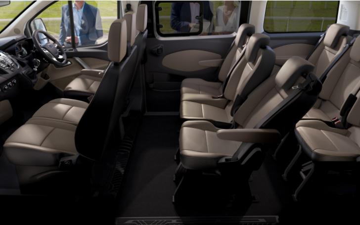 Ford Transit Custom iš vidaus / Gamintojo nuotrauka