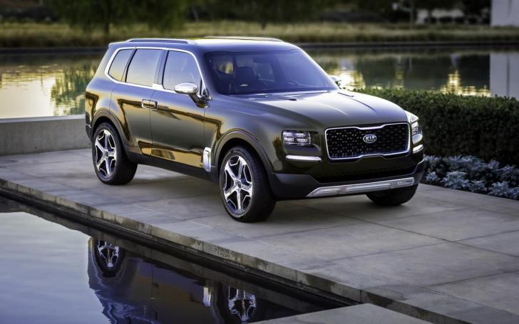 Kia Telluride Concept/Gamintojo nuotrauka Kia Telluride Concept/Gamintojo nuotrauka