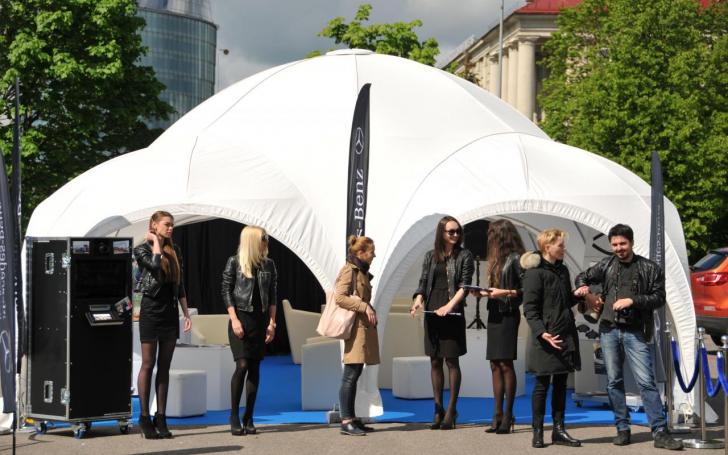 Mercedes-Benz Road Show 2015/Vytauto Pilkausko nuotrauka