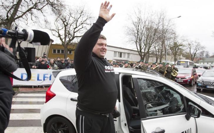 Žydrūnas Savickas pasiekė Guinnesso rekordą/Organizatorių nuotrauka