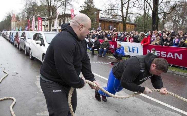 Žydrūnas Savickas pasiekė Guinnesso rekordą/Organizatorių nuotrauka