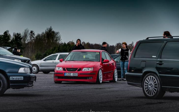 Saab ir Volvo sąskrydis/Luko Laurikiečio nuotrauka