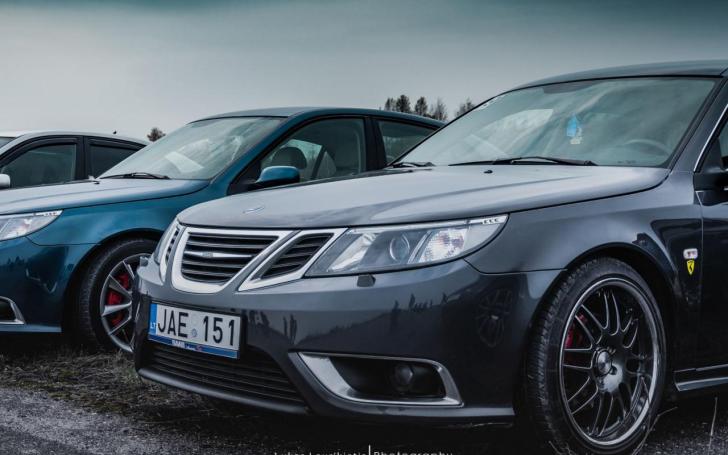 Saab ir Volvo sąskrydis/Luko Laurikiečio nuotrauka