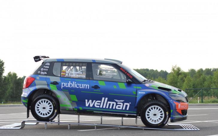 Martynas Samuitis pristatė Škoda Fabia S2000