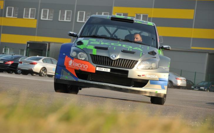 Martyno Samuičio Škoda Fabia S2000/Vytauto Pilkausko nuotrauka Martynas Samuitis pristatė Škoda Fabia S2000