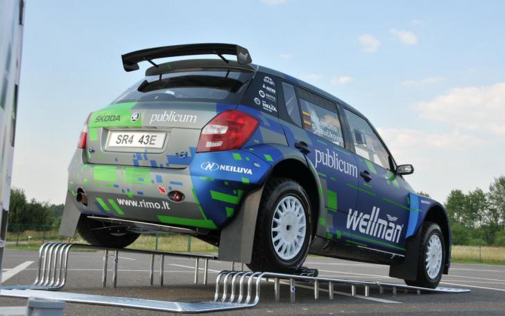 Martynas Samuitis pristatė Škoda Fabia S2000