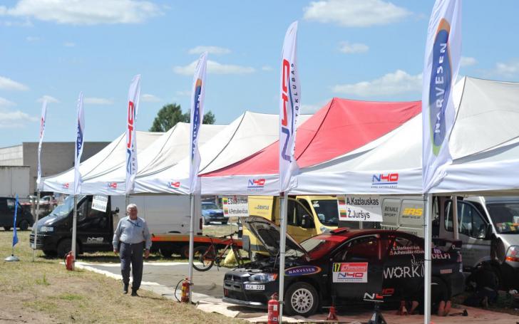 Samsonas Motorsport Rally Utena 2015: serviso zona
