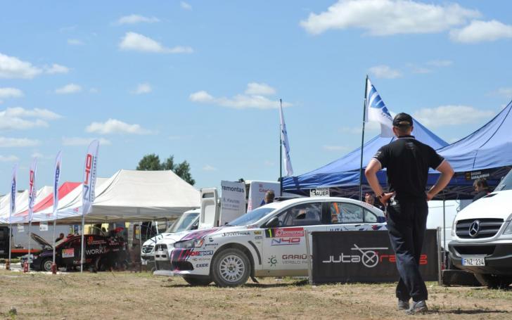 Samsonas Motorsport Rally Utena 2015: serviso zona