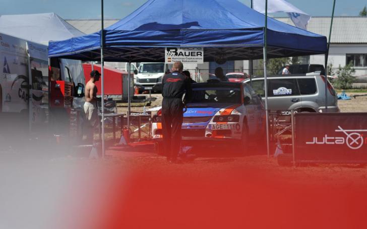 Samsonas Motorsport Rally Utena 2015: serviso zona