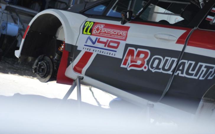 Samsonas Motorsport Rally Utena 2015: serviso zona
