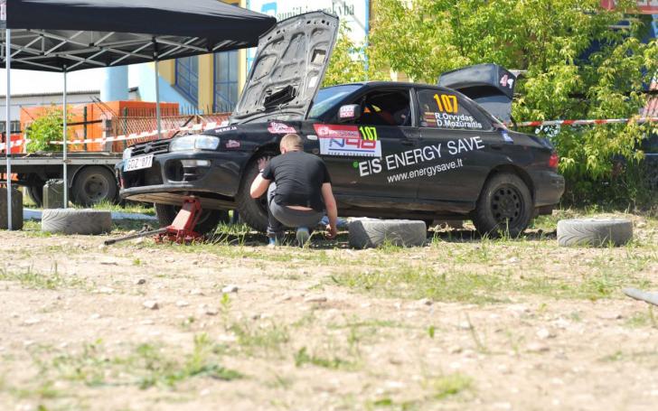 Samsonas Motorsport Rally Utena 2015: serviso zona