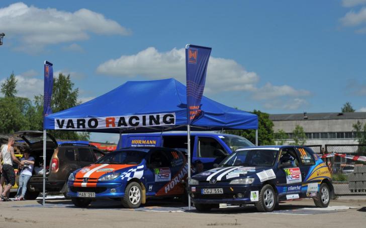 Samsonas Motorsport Rally Utena 2015: serviso zona